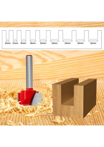 6X20MM 6mm Shank Yüzey Planya Alt Temizleme Ahşap Freze Cnc Kesici Gravür Bıçağı Yönlendirici Bit Ağaç Işleme Aleti 10-32MM (Yurt Dışından) fırsatları