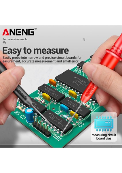 2 Adet 1A 30 V 2/4/6 Adet Yalıtım Delici Iğne Pimi Tahribatsız Multimetre Test Probu 10A 600 V 2mm Test Ucu Multimetre Test Probları (Yurt Dışından) fiyatları