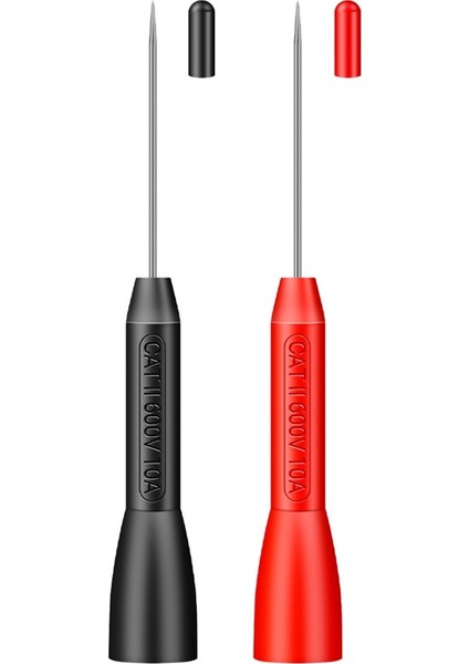 2 Adet 1A 30 V 2/4/6 Adet Yalıtım Delici Iğne Pimi Tahribatsız Multimetre Test Probu 10A 600 V 2mm Test Ucu Multimetre Test Probları (Yurt Dışından) fırsatları