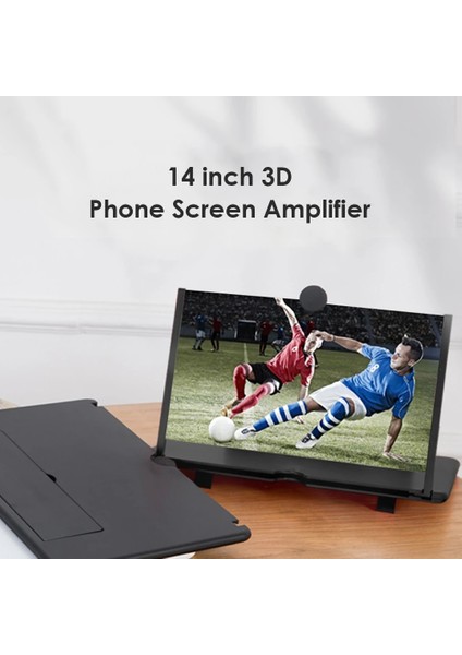 Beyaz 12 Inç 10/12 Inç Cep Telefonu Kavisli Ekran Amplifikatör Hd 3D Video Cep Telefonu Büyüteç Stand Braketi Telefon Katlanabilir Tutucu (Yurt Dışından) modelleri