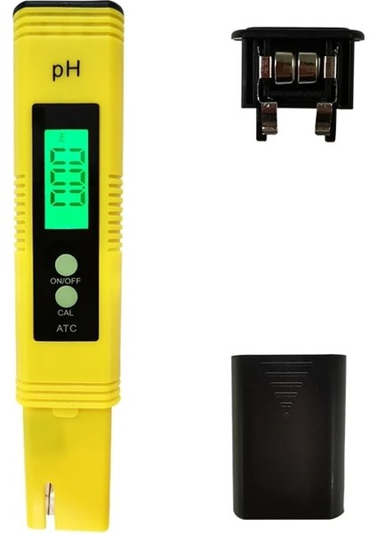 PH03-NO Arka Işık Mini 0.01 Doğruluk Dijital 0-14 Ph Metre Test Cihazı Su Gıda Akvaryum Yüzme Havuzu Topraksız Su Asitliği Ölçme Cihazı (Yurt Dışından)