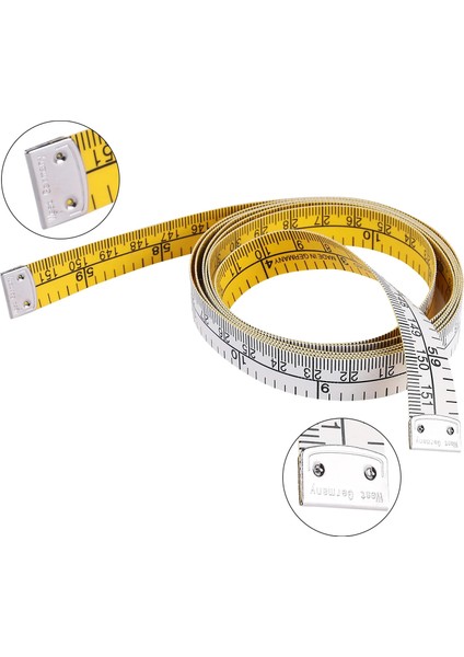 1 Adet Rastgele Renk Yeni 150CM/60 "vücut Ölçüm Cetveli Dikiş Terzi Mezura Mini Yumuşak Düz Cetvel Santimetre Metre Dikiş Ölçüm Bandı 2021 (Yurt Dışından) indirimleri