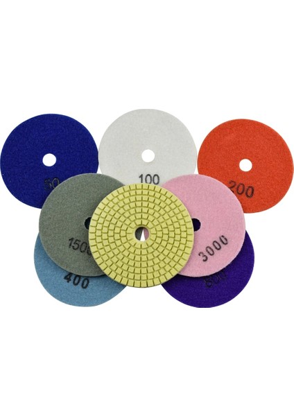 3000 3 Inç 80MM 100MM Elmas Parlatma Pedi 3 "4" Islak Buff Disk Aşındırıcı Mermer Granit Beton Taşlama Tezgah Taşı (Yurt Dışından) fırsatları