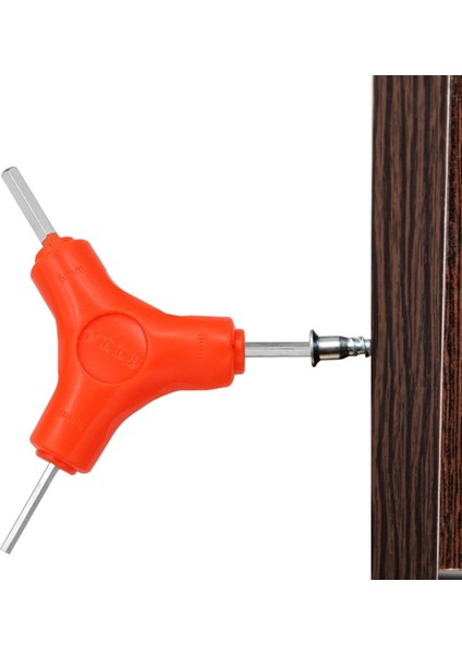 B 3 In 1 Trigeminal Altıgen Anahtar Seti 2.5/3/4/5/6/8mm Altıgen Anahtar Karbon Çelik El Aletleri Bisiklet Bakım Araçları (Yurt Dışından)