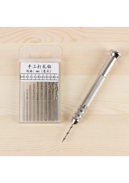 Stil 1 Ev Dıy El Matkabı Taşınabilir El Mikro Matkap 10 Parça Büküm Matkap Uçları Reçine Ahşap Anahtarlık Yapımı Için Promosyon (Yurt Dışından) fırsatları