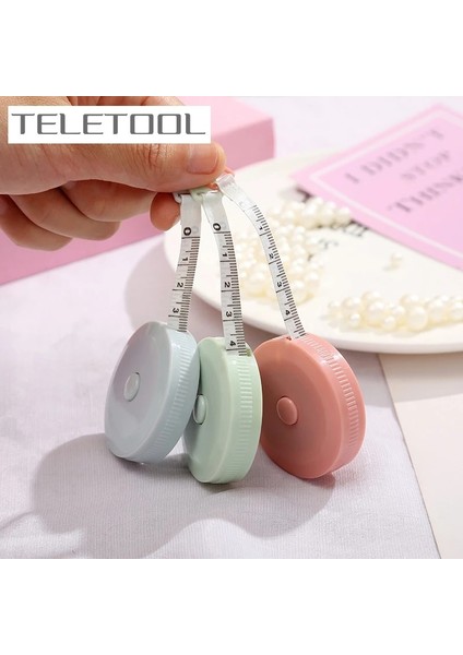 Mavi 150 Cm/60 Inç Dikiş Terzi Mezura Geri Çekilebilir Vücut Yüksekliği Ölçme Bel Çevresi Dikiş Terzi (Yurt Dışından) fiyatları