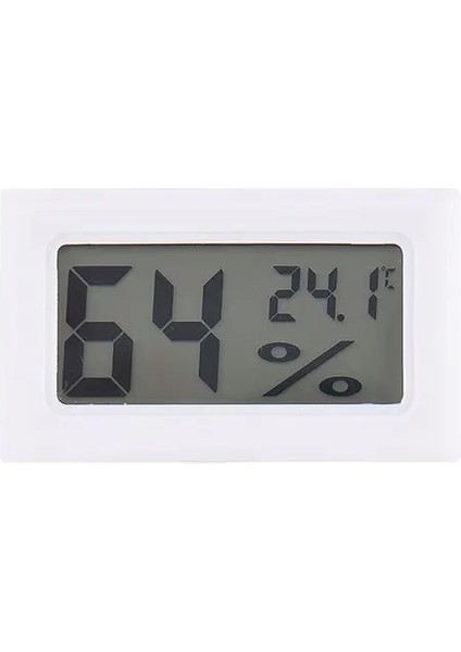 01 Mini LCD Elektronik Dijital Sıcaklık Higrometreiç Mekan Sıcaklık Nem Misyon Planlayıcısı Iç Ortam Sıcaklığı Sensörü (Yurt Dışından)