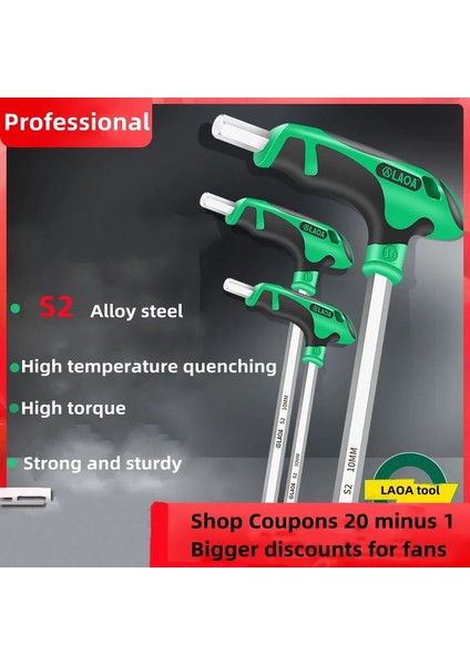 3mm T Tipi S2 Alaşımlı Çelik 2-10MM Emek Tasarrufu Sağlayan Altıgen Anahtar Tek Iç Altıgen Altıgen Tornavida Donanım Araçları (Yurt Dışından) fiyatları