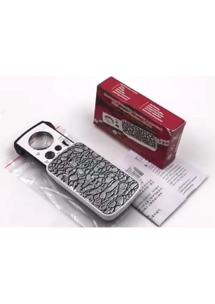 Gümüş Aydınlatmalı Kuyumcular Göz Büyüteç Büyüteç Uv LED Işık ile Taşınabilir Büyüteç Büyüteç 30X 60X 90X Büyüteç (Yurt Dışından) indirimleri