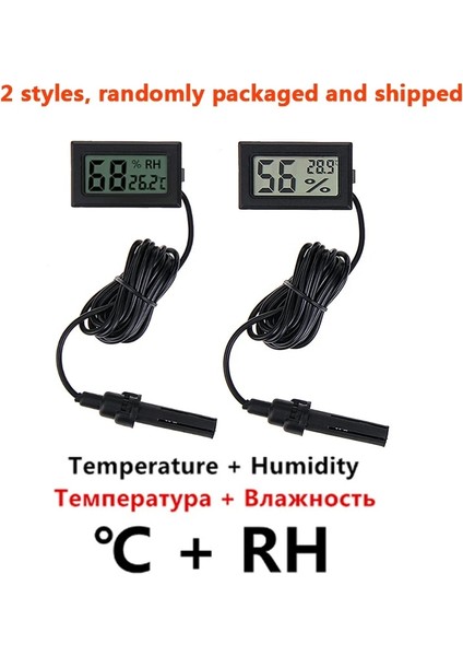 Tel Siyah T-H Termometre Higrometre Sensörü Ölçer Ölçer Mini Kapalı Araba Taşınabilir Dijital LCD Izleme Ekranı Nem Sıcaklık Dedektörü (Yurt Dışından) modelleri
