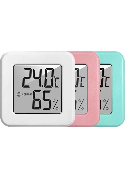 Pembe Yeni Mini Kapalı Termometre LCD Dijital Sıcaklık Odası Higrometre Ölçer Sensörü Nem Ölçer Kapalı Termometre Sıcaklık (Yurt Dışından) fırsatları