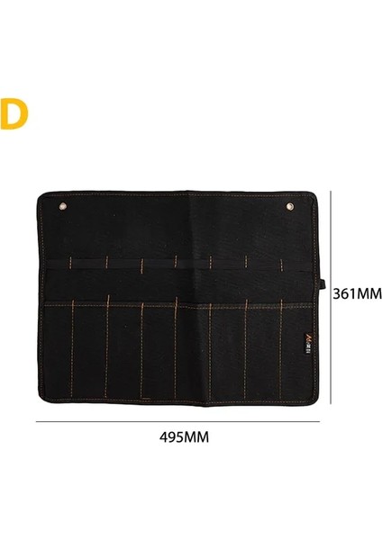 D Keski Taşıma Çantası Kanvas Cep Aracı Rulo Tutucu Anahtarı Kese 4 Cepler Organizatör Bıçak Çekiçler Gouges Marangoz (Yurt Dışından)