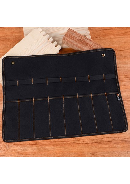 D Keski Taşıma Çantası Kanvas Cep Aracı Rulo Tutucu Anahtarı Kese 4 Cepler Organizatör Bıçak Çekiçler Gouges Marangoz (Yurt Dışından) fırsatları