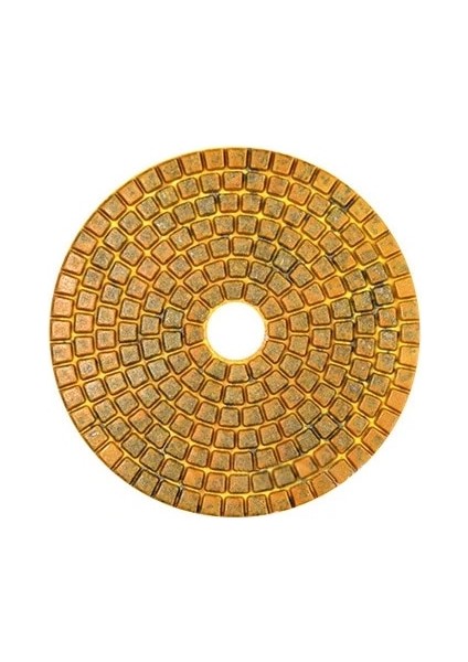 No 1 100,1 Adet 4 Inç Rıjıleı 4 Inç Süper Elmas Parlatma Pedi 100MM Bakır Metal Bond Mermer Granit Taş Için Islak Parlatma Pedi Hızlı Taşlama (Yurt Dışından)