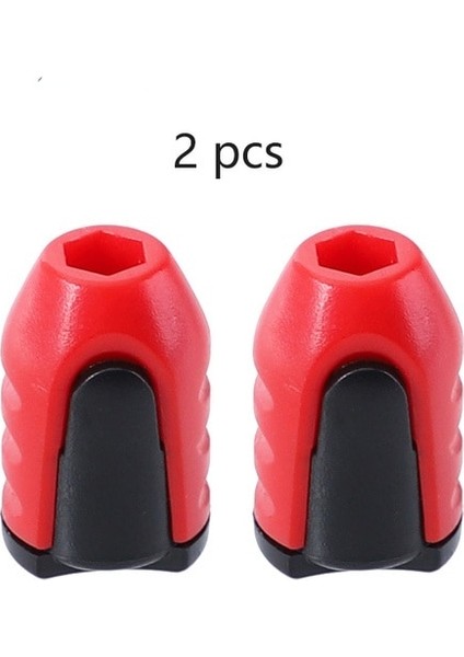 Red-2 Manyetik Vida Tutucu Halkalar 1/4 Inç 6.35MM Tornavida Sürücü Uçları Mıknatıslayıcı Vida Hex Shank Tornavida Ucu Güçlü Mıknatıs ile (Yurt Dışından)