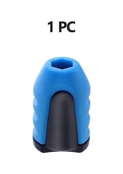 Blue-1 Manyetik Vida Tutucu Halkalar 1/4 Inç 6.35MM Tornavida Sürücü Uçları Mıknatıslayıcı Vida Hex Shank Tornavida Bit Güçlü Mıknatıs ile (Yurt Dışından)
