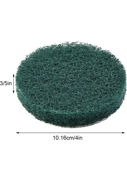 6 Adet 4 Inç 100MM Naylon Endüstriyel Ovma Pedi Ağır 240 400GIRT Temizlik Bezi Ovma Pedi Parlatma Pedi Mutfak Temiz (Yurt Dışından) modelleri