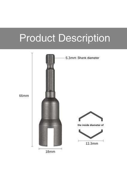 Kanat Somun Sürücüsü 1 Adet 1/4 Inç Kelebek Cıvata Soket Anahtarı 6.35MM Hex Shank Soket Adaptör Somunu Güç Aracı Için Oluklu Elektrikli Tornavida (Yurt Dışından) fırsatları