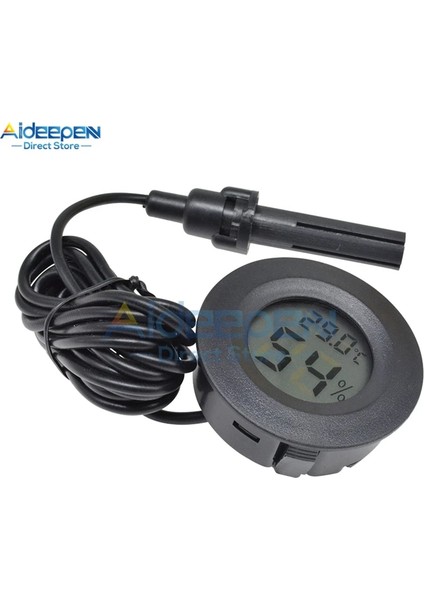 Mini Beyaz Mini LCD Dijital Termometre Higrometre Buzdolabı Dondurucu Test Cihazı Sıcaklık Nem Ölçer Dedektörü Thermograph Pet Oto Araba (Yurt Dışından) indirimleri