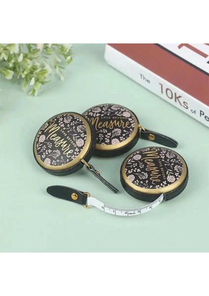 Gümüş Taşınabilir 1.5 M Retro Vintage Santimetre Inç Rulo Mezura Cetvel Pu Deri Mezura Mini (Yurt Dışından)