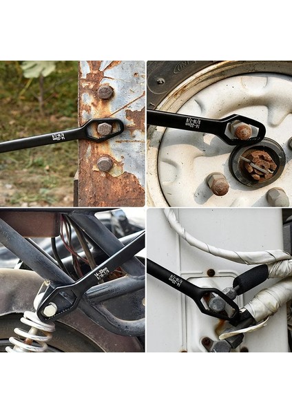 Evrensel Torx Anahtarı Tahtası Ayarlanabilir 8-22MM Çift Kafalı Torx Anahtarı Kendiliğinden Sıkılan Anahtar Çok Amaçlı Ayarlanabilir Anahtar (Yurt Dışından)