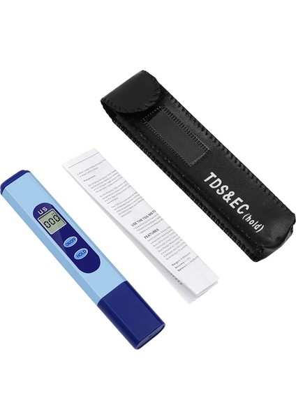 Mavi Abd Dijital Iletkenlik Ölçer Tds Test Kalemi Su Sertlik Test Kalemi Ec Metre (Yurt Dışından)
