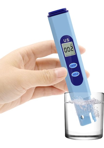 Mavi Abd Dijital Iletkenlik Ölçer Tds Test Kalemi Su Sertlik Test Kalemi Ec Metre (Yurt Dışından)