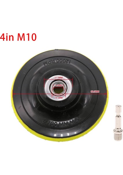 7in M14 3/4/5 Inç Destek Pedi Araba Parlatıcı Kaput Açı Öğütücü Tekerlek Sander Disk Otomatik Parlatma 10/14MM Kendinden Yapışkanlı Destek Pedi (Yurt Dışından) indirimleri