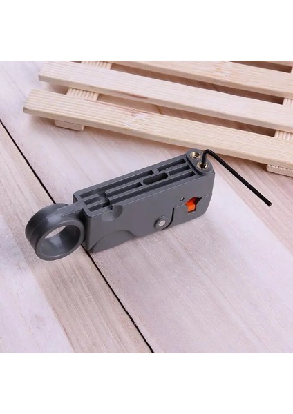 Otomatik Sıyırma Pensesi Döner Koaksiyel Tel Kablo Striptizci Bıçak Tel Sıyırma Sıkma Pensesi RG59 Rg6 Rg7 RG11 Onarım Aracı (Yurt Dışından)