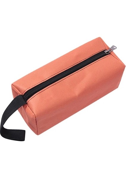 Turuncu 25X8.5X7CM Oxford Kanvas Su Geçirmez Saklama El Alet Çantası Vidalar Çiviler Matkap Ucu Metal Parçalar Balıkçılık Seyahat 1 Adet El Alet Çantası Küçük Vidalar (Yurt Dışından)