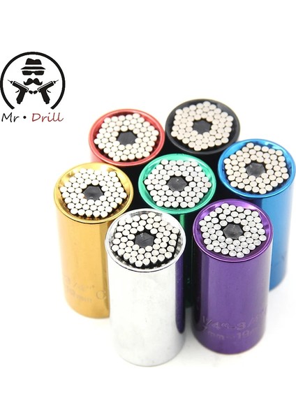 Gümüş 1 Adet 7-19MM Çok Fonksiyonlu Cıvata Cırcır Evrensel Tork Kol Lokma Anahtar Elektrikli Matkap Araçları Için (Yurt Dışından)