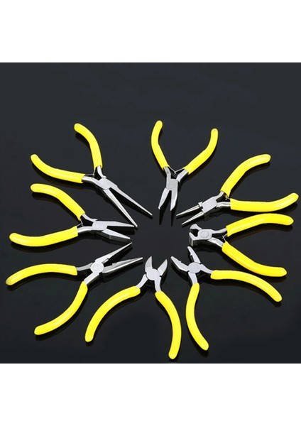 H Petpig 5 Inç Mini Tel Kesici Pense Manuel Çapraz Pense Ev Küçük Kavisli Burun Düz Pense Karbon Çelik Alet Ahşap (Yurt Dışından) modelleri