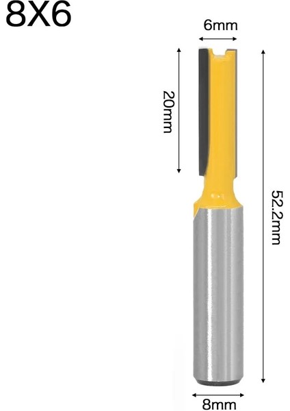 16MM 1 Adet 8mm Shank Gömme Trim Yönlendirici Bit Düz Yönlendirici Bit Shank Alt Ahşap Temizleme Ucu Freze Kesicisi Ağaç Işleme Araçları (Yurt Dışından) modelleri