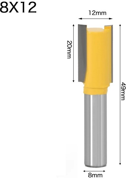 16MM 1 Adet 8mm Shank Gömme Trim Yönlendirici Bit Düz Yönlendirici Bit Shank Alt Ahşap Temizleme Ucu Freze Kesicisi Ağaç Işleme Araçları (Yurt Dışından) fırsatları