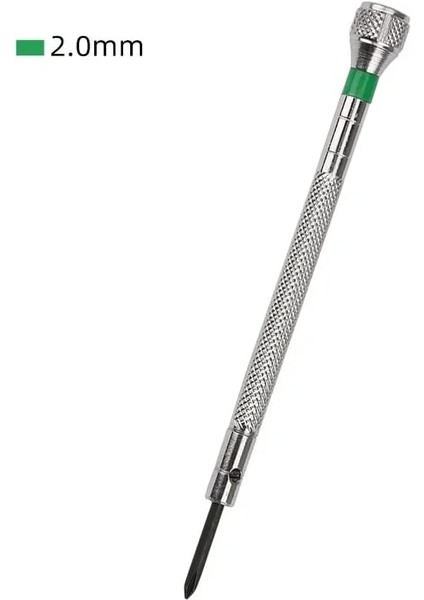 2.0mmcross Yüksek Karbon Çelik 0.6mm-2.0mm Saatçiler Hassas Tornavidalar Saat Gözlükleri Düz Bıçak Küçük Aksesuarlar Tamir Tornavida Araçları (Yurt Dışından)
