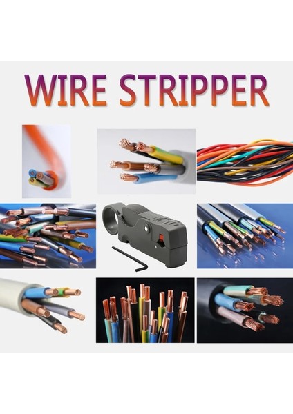 Siyah Çok Fonksiyonlu Elektrikli Sıyırma Bıçağı Pense Araçları Koaksiyel Kablo Tel Pense Kesici Striper Utp/stp RG59 Rg6 Rg7 RG11 (Yurt Dışından) indirimleri