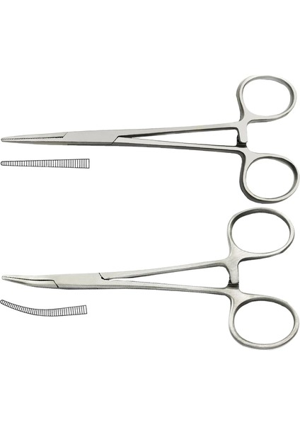 Düz 12.5 cm Paslanmaz Çelik Kavisli Uç ve Düz Uçlu Forseps Kilitleme Kelepçesi Hemostatik Forseps Arteriyel Forseps Kelepçe Balık Oltası Pense (Yurt Dışından) fiyatları
