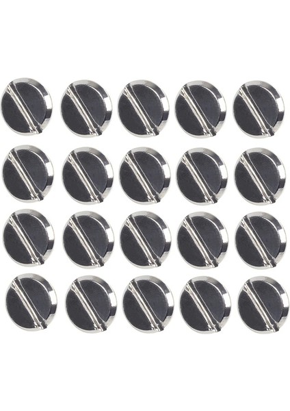 Gümüş 20 Takım Deri Kemer 5 x 6 mm Gümüş Vida Bağlama (Yurt Dışından) fiyatları