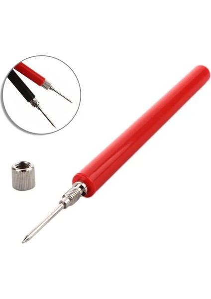 1 Çift 120MM Yalıtımlı Test Ölçer Probu Yalıtımlı Test Kanca Tel Bağlayıcı Multimetre Paslanmaz Çelik Iğne Test Uçları Pin (Yurt Dışından) fırsatları