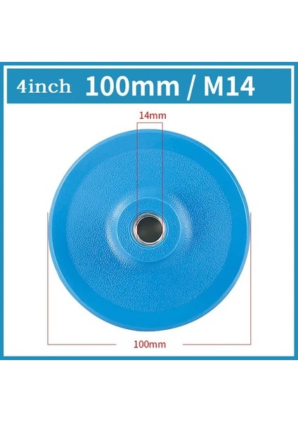 4 Inç M14 3/4 Inç Parlatma Pedi Zımpara Diski Destek Pedi Yapışkanlı Disk Araba Boyası Bakım M10/M14/M16 Iplik Parlatma Diskleri (Yurt Dışından)
