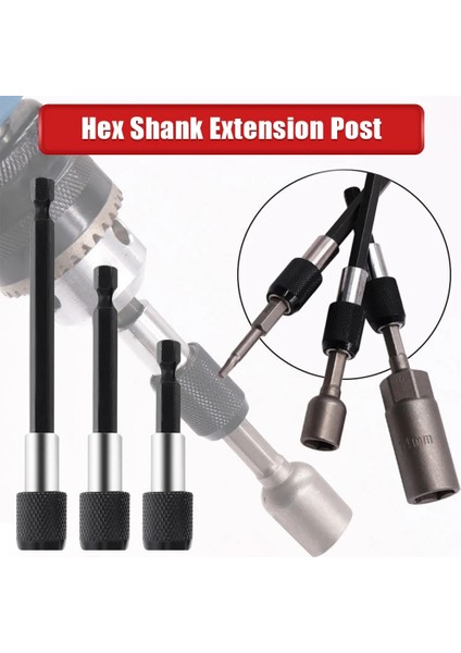 Set 7 Oauee 1/4 Inç Hex Shank Hızlı Bırakma Elektrikli Matkap Manyetik Tornavida Bit Ayarlanabilir Uzatma Tutucu Bar Shank Elektrikli El Aletleri (Yurt Dışından) modelleri