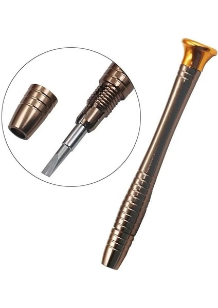 Manyetizma Kahverengi 25 In 1 Mini Hassas Tornavida Manyetik Set Elektronik Torx Tornavida Açılış Onarım Araçları Seti iPhone Kamera Izle Pc (Yurt Dışından)