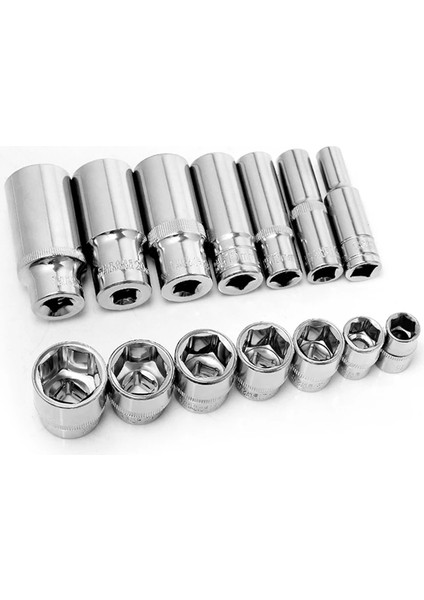 1 Adet Kısa Çubuk 30MM 63MM 3/8 "cırcır Soket Adaptör Seti 6MM-24MM Allen Hex Bit Soket Kare Sürücü Darbe Tornavida Tutucu Adaptörü Dönüştürücü (Yurt Dışından)
