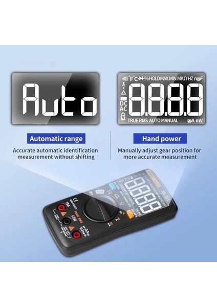 Stil 6 Aneng AN113D Arka Işık Ekran Multimetre Ac/dc Gerilim Test Cihazı Voltmetre Otomatik Aralığı Dijital Akıllı Sıcaklık Multimetre (Yurt Dışından) indirimleri