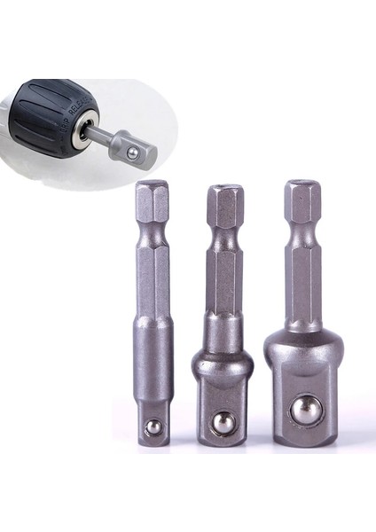 1 Adet 65MM 1-4 Krom Vanadyum Çelik Soket Adaptörü Hex Shank 1/4 "3/8" 1/2 "uzatma Matkap Ucu Bar Hex Bit Seti Elektrikli Matkap Soket Adaptörü (Yurt Dışından) fiyatları