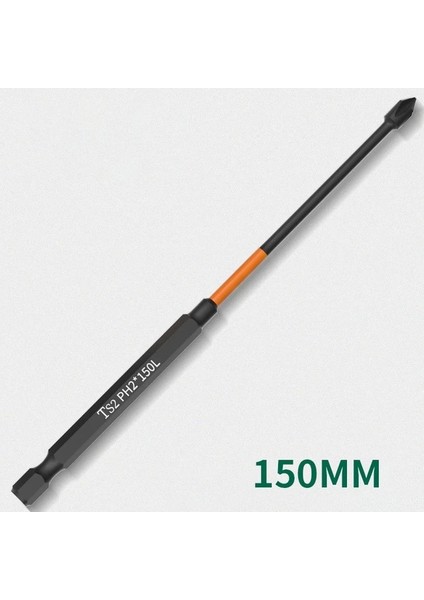 1 Adet 150MM 1/2/5/pc Ph2 Tornavida Seti Manyetik Toplu Kafa Darbe Güçlü Çapraz Yüksek Sertlik 25/50/65/70/90/150MM Anti Kaymaz Su Geçirmez (Yurt Dışından)