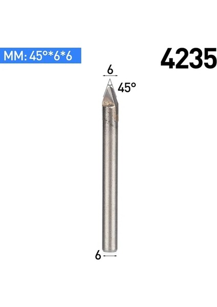4235 Huhao 1 Pc Sinterlenmiş Cnc Aracı Taş Oyma Uçları Mermer Fayans Sondaj Alaşım Mektup Gravür Ince Kabartma Bluestone Granit Üzerinde (Yurt Dışından)