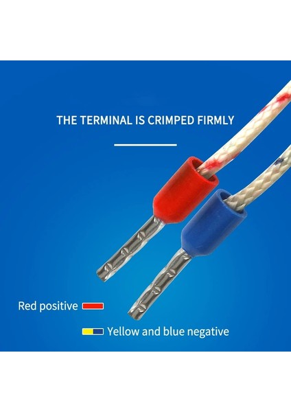 K 1m 1m 2m 3m Tel Termokupl Sensörü 0 ~ 600 Derece Santigrat K Tipi Termokupl Sıcaklık Sensörü 100MM 200MM Prob Ölçüm Aracı (Yurt Dışından)