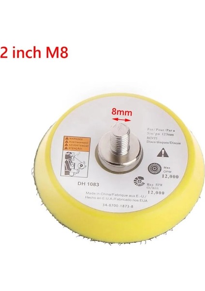 3 Inç(M8) En Yeni En Kaliteli 2021ER Matkap Ataşmanlı Dayanıklı Zımparalama Kanca Döngü Pedi Parlatma Destek Diski 2" 3" 5" 6m (Yurt Dışından) modelleri