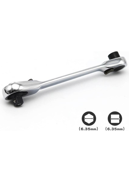 Stil 1 Mini 1/4 Inç Çift Uçlu Hızlı Soket Cırcır Anahtarı Çubuk Tornavida Bit El Aletleri (Yurt Dışından) fırsatları